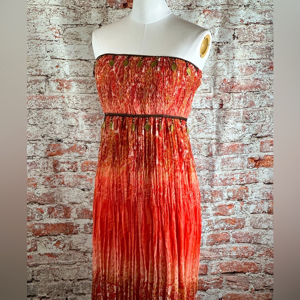 VINTAGE Boston Proper Strapless Dress